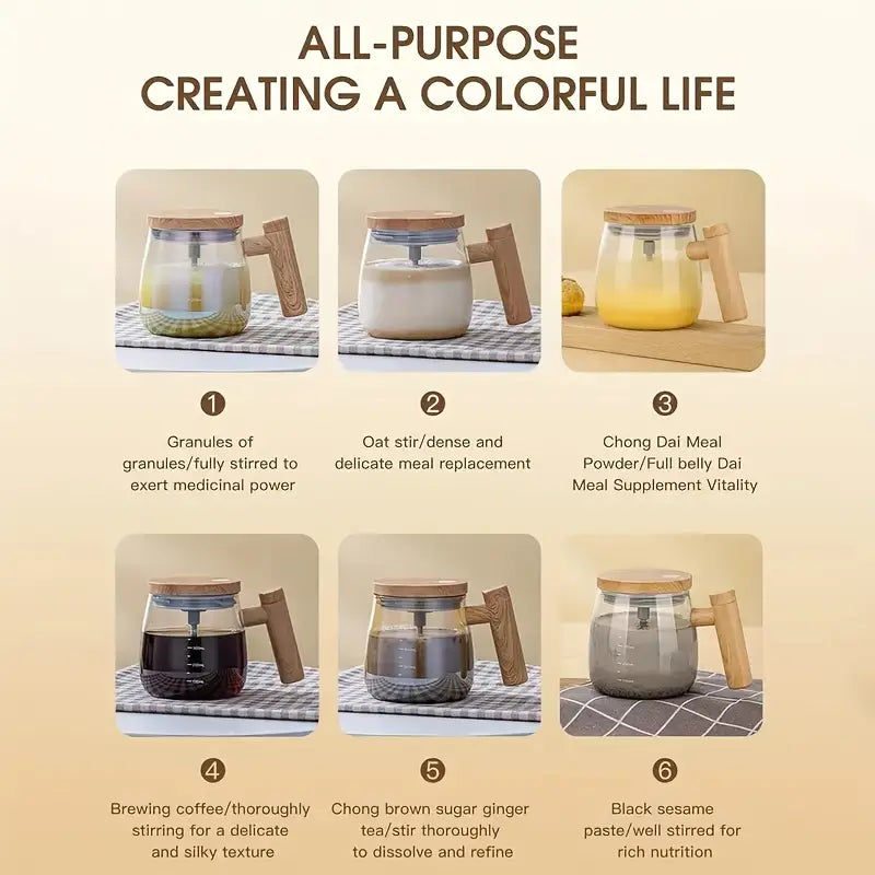 Electric Self-Stirring Coffee Mug