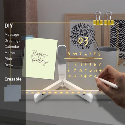 3D Acrylic Writing Pad with Color Markers